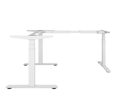 China Wholesale Electric Height Adjustable (Height) Adjustable Computer L Shape Home Office Corner Standing Desk View Desk for sale