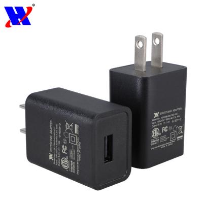 China Universal toys/table lamp...September Super Free Sample Hot Selling FCC ETL1310 DOE US/EU Plug 5V 1A 2A USB Wall Charger Travel Power Adapter for sale