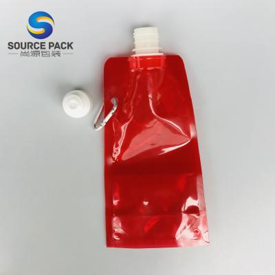 China Safety Stand Up Drink Spout Pouch With Cap For Climbing Use for sale