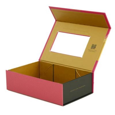 China China Handmade Supplier Custom Logo Printed Luxury Design Wrapping Folding Rigid Folding Box for sale