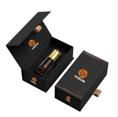 China Recyclable Custom Essential Oil Essence Bottle Packaging Box Magnetic Fragrance Perfume Box for sale