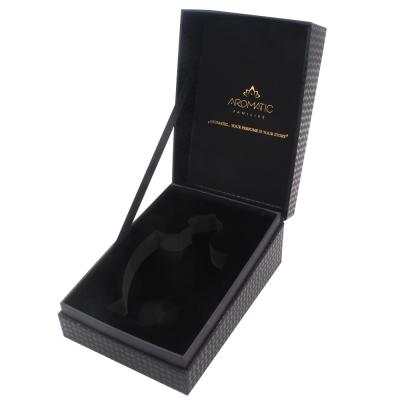 China Customized Handmade Black Empty Printing Paper Perfume Boxes Design Making Luxury Perfume Box Packing Custom Perfume Packaging Gift Box for sale