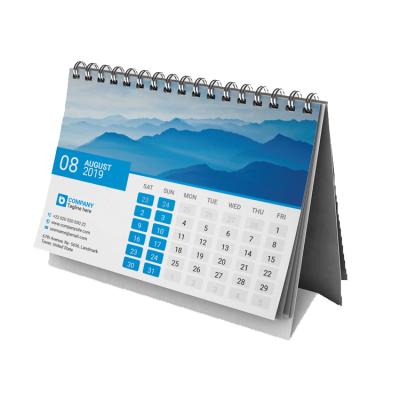 China 2020 Monthly Table Calendar Guangzhou Custom Desk Calendar Printing for sale