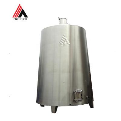 China Cone-shaped; The slope bottom; 4 Legs Factory Sales Cooling Jacket Wine Cone Shaped Fermenter With Cooling Tube Stainless Steel Lined Fermenter For Fermentation WI for sale