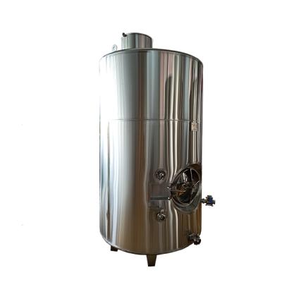 China Insulation; Cylindrical shell; Ss316l Manhole Double Layer Wine Tank 316 Stainless Steel Top Round Inner Tank. For wineries for sale