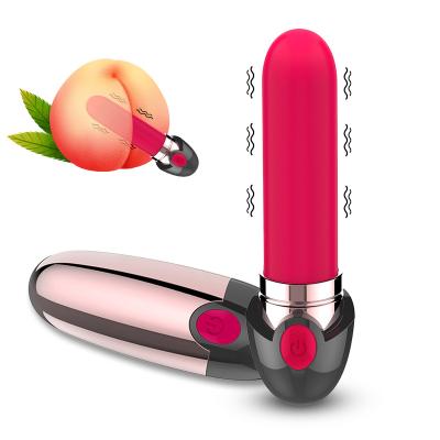 China Soft Vagina G-spot Anal Stimulation Lipstick Vibrator 10 Frequency Mini Bullet Vibrator Vagina Stimulator Clitoral Massager Sex Toys For Women for sale