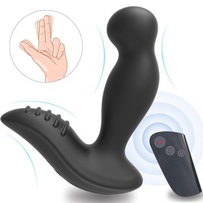 China 3 Speeds Prostate Massager 15 Vibration Modes Anal Butt Plug With Wireless Remote Control Anal Sex Toys For Men for sale