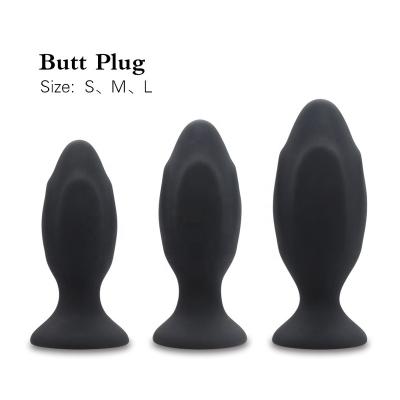 China Anal Toys 3pcs/set Full Silicone Anal Plug / Anal Toys for sale