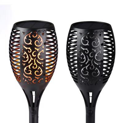 China Garden Decor 51LED 96LED Waterproof Garden Decor 51LED 96LED Flame Torch Solar Garden Light Waterproof Flickering Path Lighting Torch Outdoor Ligh for sale