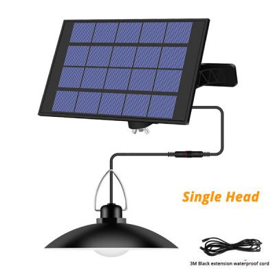 China Automatically 4 Heads Garden Light Outdoor Decoration Solar Indoor Waterproof Hanging Solar Lamp Led Garden Street Light Outdoor Solar Panel for sale