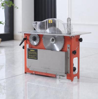 China S-001 Horizontal Portable Woodworking Saw Woodworking Machinery Master Saw Mini Table Saw With 50*30cm Flip Plate for sale