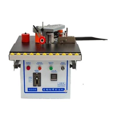 China Manual Woodworking Machine Machinery Repair Shops Mini Edge Banding Automatic Cutting Edge Banding And Double Side Gluing for sale