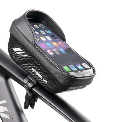 China Amazon Multi-Installation Hot Selling Large Capacity Bicycle Charter Phone Holder Front Beam Hard Shell Waterproof Bicycle Bag for sale