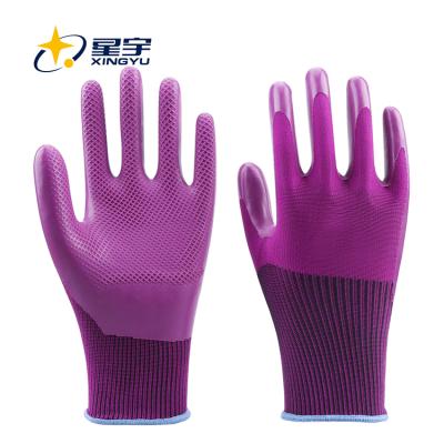 China General Purpose Gloves Safety Working Gloves Suppliers Xingyu Work Gloves Logo for sale