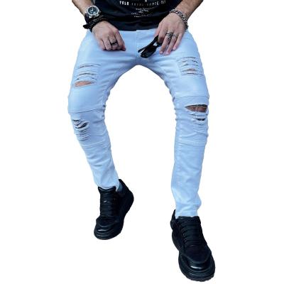 China Breathable Casual Pants Stock Jeans Custom Destroyed Jeans Ripped Jeans Mens Excess Stock Lean Lots Clearance Used Clothing for sale