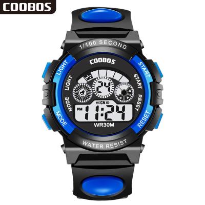 China Wholesale Custom Waterproof Kids Automatic Teenager Wholesale Light G Style Swim Movement 3ATM LCD Logo Date Digital Wrist Watch for sale