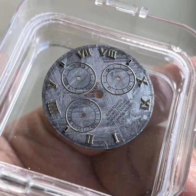 China OEM Logo Meteorite Stone Watch Natural Marble Dial Gemstone NH35 NH36 Design Watch Custom Brass Base Movement for sale