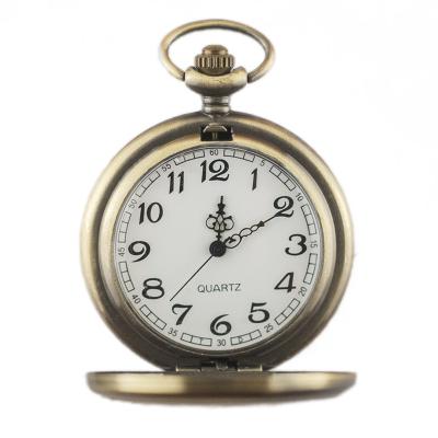 China China Factory Antique OEM Ready To Ship Alloy Case Metal Quartz Chain Movement Old Vintage Pocket Watch for sale