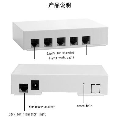 China 5-port security alarm for display mobile phone, tablet pc, ipad,camera, watch & laptop for sale