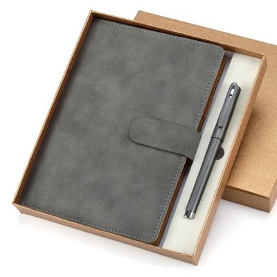 China Custom Diary Notebook Gift Set by Hardcover Simple Inscription Making for sale