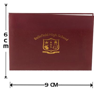 China PVC Factory Direct Sales Document Cover Diploma Folder A4 Folder Certificate Holder for sale