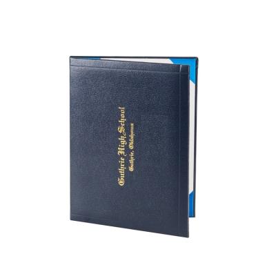 China Office PU Diploma Certificate Folder / High Quality Leather Certificate Holder for sale