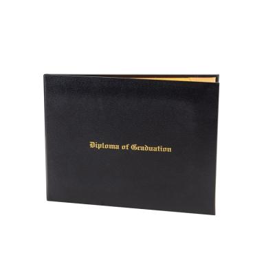 China Custom Leather Office A4 PU Certificate Holder Degree Diploma Paper Folders for sale