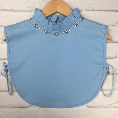 China New Fashion Detachable Elegant Women's Half Shirts Blouse Fake Collar With Rhinestone for sale