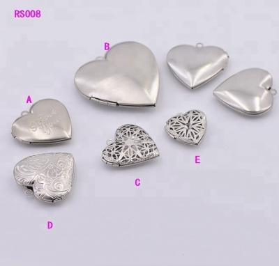 China CLASSIC Factory Cheap Eco - Friendly Heart Shape Charms Stainless Steel Photo Frame Kids Pendant for sale