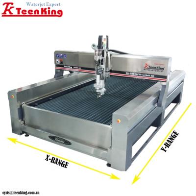 China Garment Shops Aluminum Water Jet Cutter , High Quality CNC Iron Waterjet Cutting Machine for sale