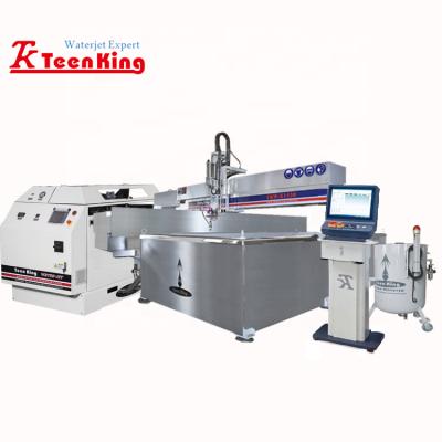 China Garment Shop Dual-5 Axis Heads Waterjet Cutting Machine For Marble , Metal Cutting for sale