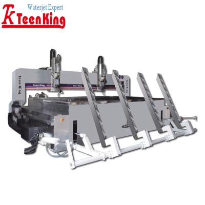 China Garment shops cnc waterjet cutting machine with multi heads for processing water jet cutting for sale