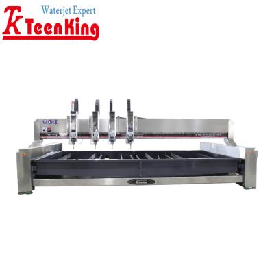 China Hotels multi heads waterjet cutting machine for all materials for sale