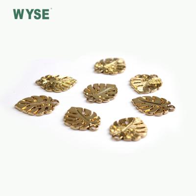 China Custom Decorative Fashion Metal Zipper Puller Fancy Leaf Shape Gold Color Zipper Pulls Nickel Free Te koop