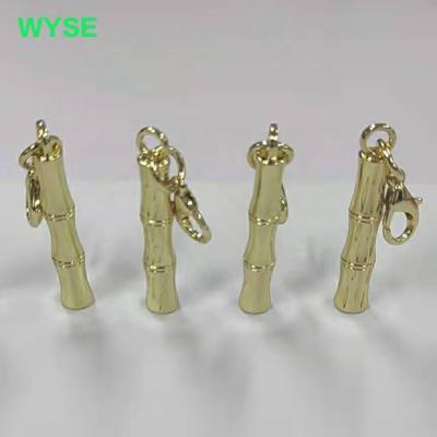 China Newest design factory fancy unique bamboo clip detachable zipper pullers high quality custom made lobster nickel free for sale