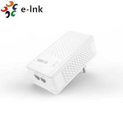 China 1200Mbps Wireless 2 Port Powerline Adapter Kit PLC Powerline Wifi Range Extender for sale