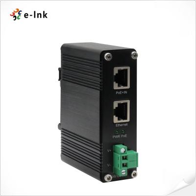 China Industrieller Gigabit PoE-Teiler 24V 802,3 Af/an der Energie über dem Ethernet Fanless zu verkaufen