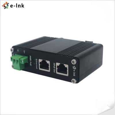 China Alto inyector 12 de Ethernet del poder del inyector 60W 802.3at del PoE del gigabit industrial - 48VDC en venta