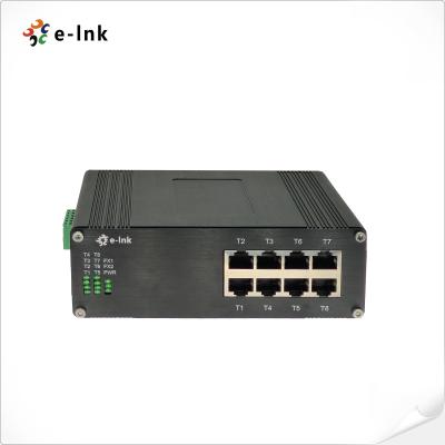 China 8 Häfen Unmanaged Lärm-Schienen-Gigabit Ethernet-Schalter POE-Schalter-802.3Af/At 30W PoE zu verkaufen