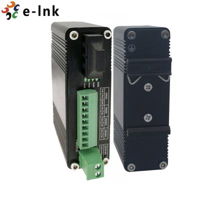 China RS232 industrial RS485 RS422 Fibra SC Media Converter Módem Modo único 20KM en venta