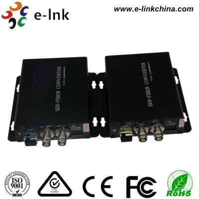 China SD / HD /3G SDI To Fiber Optic Asi Converter , Sdi To Optical Fiber Converter for sale