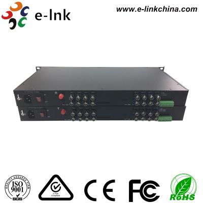 China 16 Kanaal AHD CVI TVI over de Enige Wijze van de Vezelconvertor of Multimode Te koop