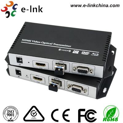 China RS232 gegevens HDMI over Zender en de Ontvanger van Hdmi van de Vezel de Optische Vergroting Draadloze Te koop