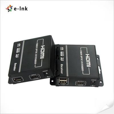 Κίνα FCC 4K KVM HDMI πέρα από το διαλυτικό χρώματος οπτικών ινών με το λιμένα ποντικιών USB πληκτρολογίων προς πώληση