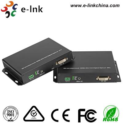 China DVI-Vergroting van Vezel de Optische Kvm, de Optische Vergroting van Hdmi met SFP-haven Te koop