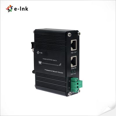 Китай Оптовая промышленная 5G PoE инжектор Din Rail Mounting 802.3at 30W Power Ethernet Injector продается