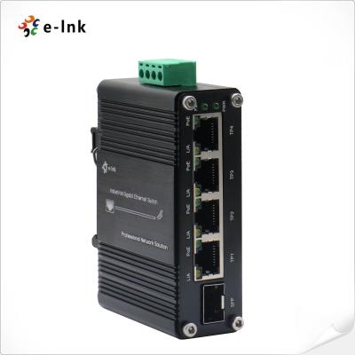 China Mini-Industrial Ethernet-Switch mit 4×10/100/1000T PoE+1×100/1000X SFP-Ports zu verkaufen