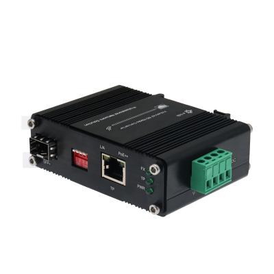 China Mini Industrial Media Converter com 10G/5G/2.5G/1G/100M 802.3at e 10GBASE-X SFP+ à venda