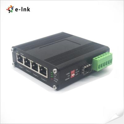 China Industrieller Ethernet-Switch mit 4×10/100/1000Base-T+1×100/1000Base-X SFP-Ports zu verkaufen