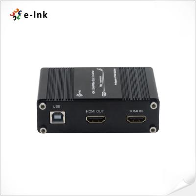 China Mini 4K/60Hz HDMI 2.0 KVM USB to Fiber Optic Extender en venta